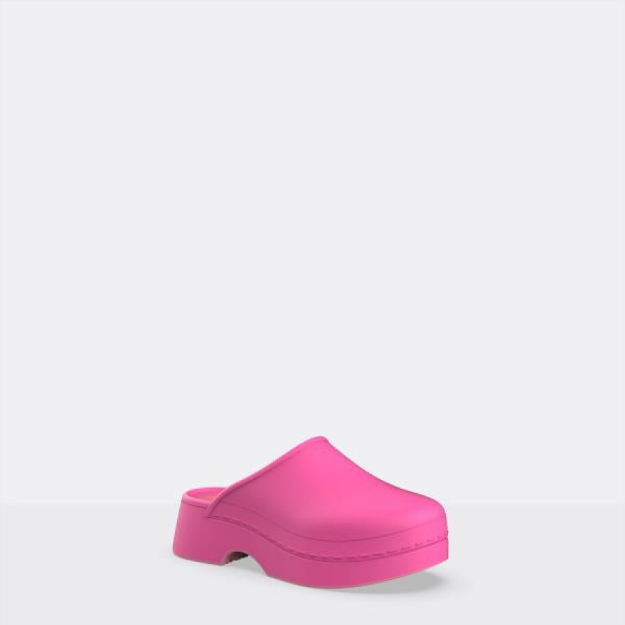 Ladies Lemon Jelly Mid Heels | Lemon Jelly Magnolia-05 Fuschia