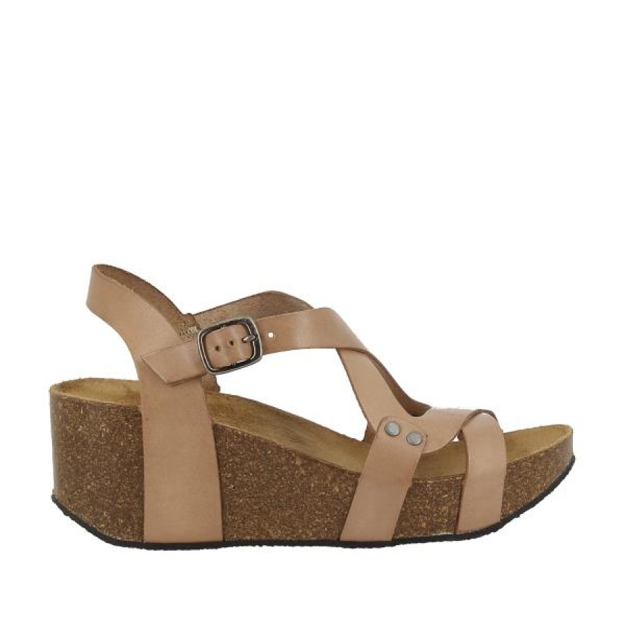 Ladies Plakton Mid Heels | Plakton 275311 Desert