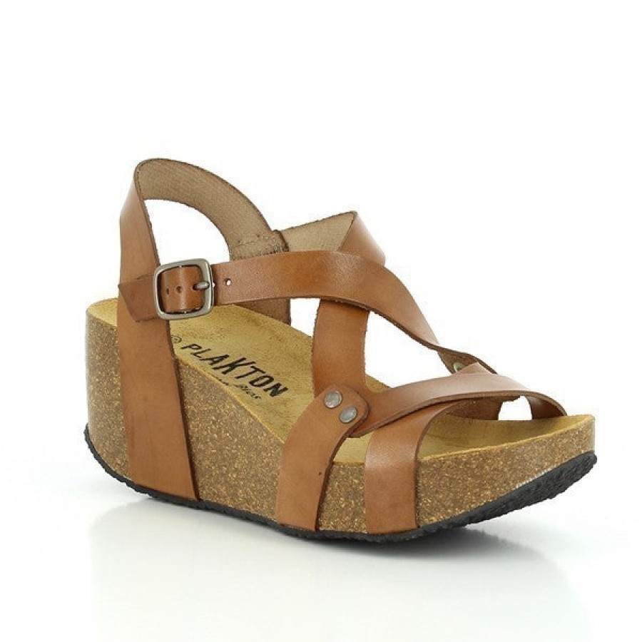 Ladies Plakton Mid Heels | Plakton 275311 Desert