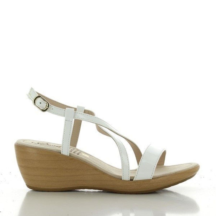 Ladies Quait Mid Heels | Quait 16140 White