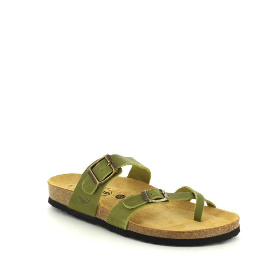 Ladies Plakton Low Heels | Plakton 181032 Pistachio