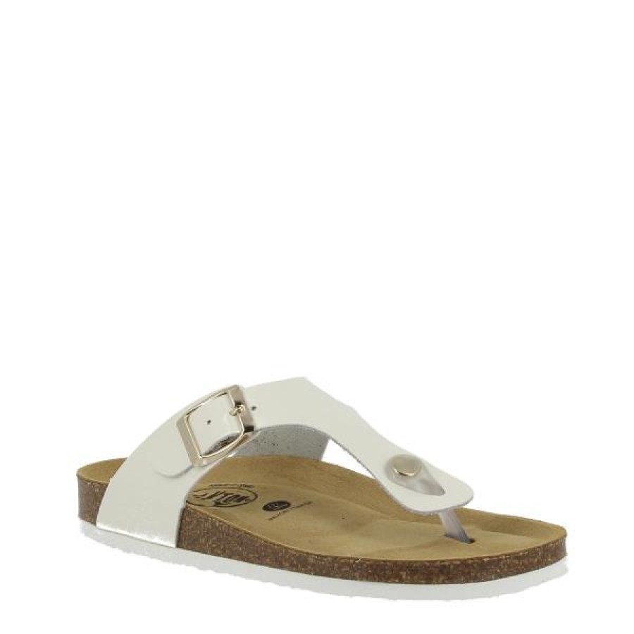 Ladies Plakton Low Heels | Plakton 181671 Blanco