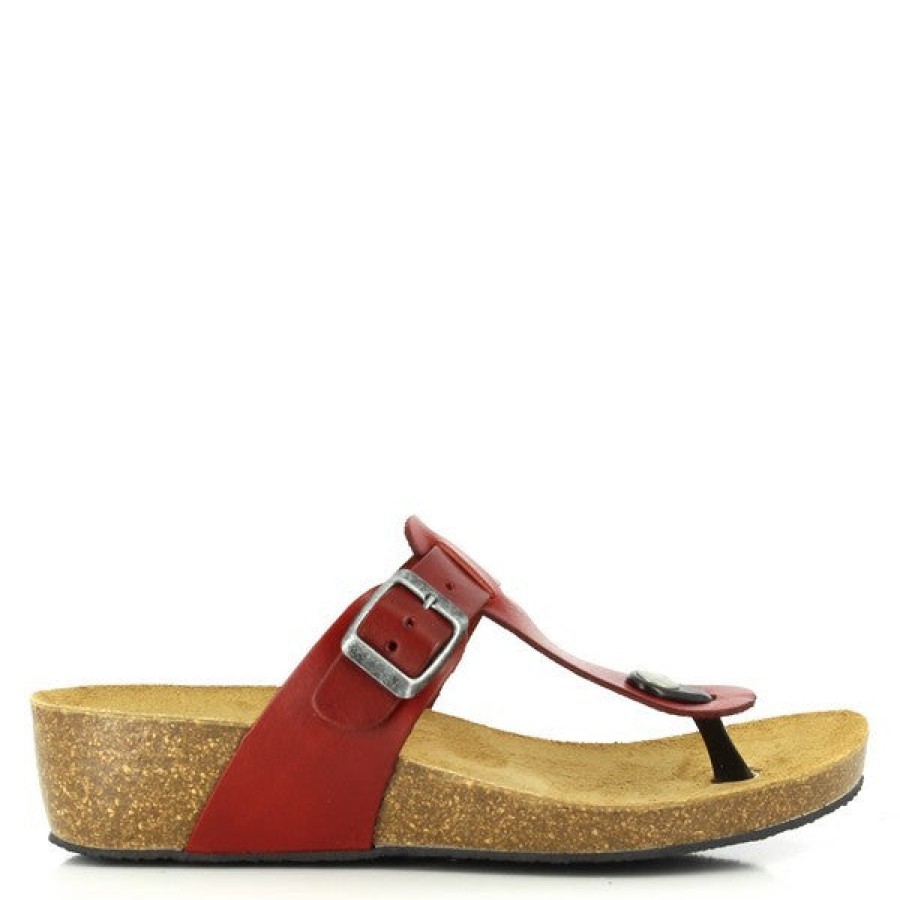 Ladies Plakton Wedges | Plakton 241665 Red