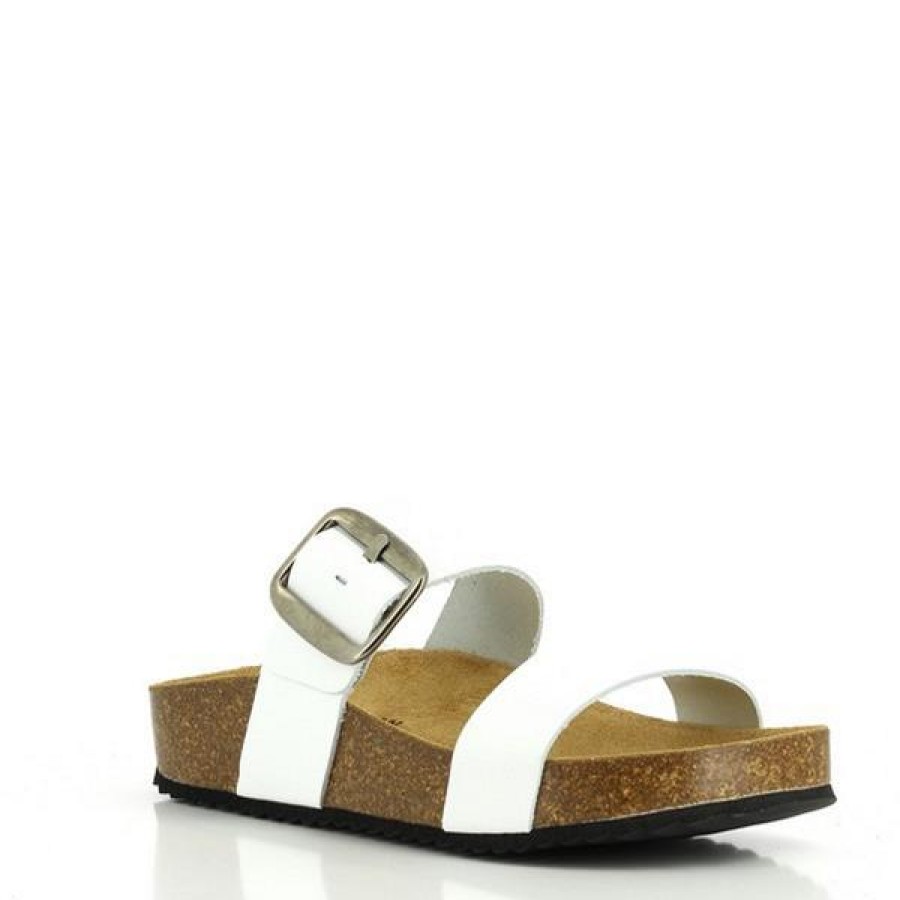 Ladies Plakton Slides | Plakton 343004 White