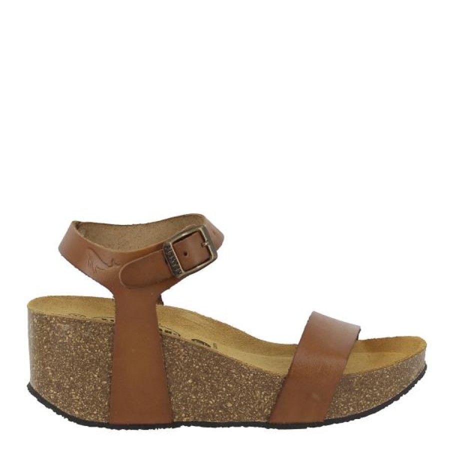 Ladies Plakton Mid Heels | Plakton 873023 Sand