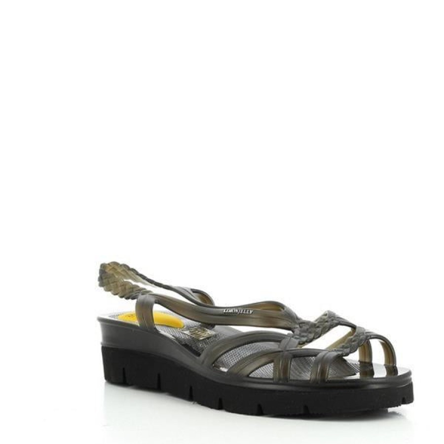 Ladies Lemon Jelly Low Heels | Lemon Jelly Miaki-01 Black