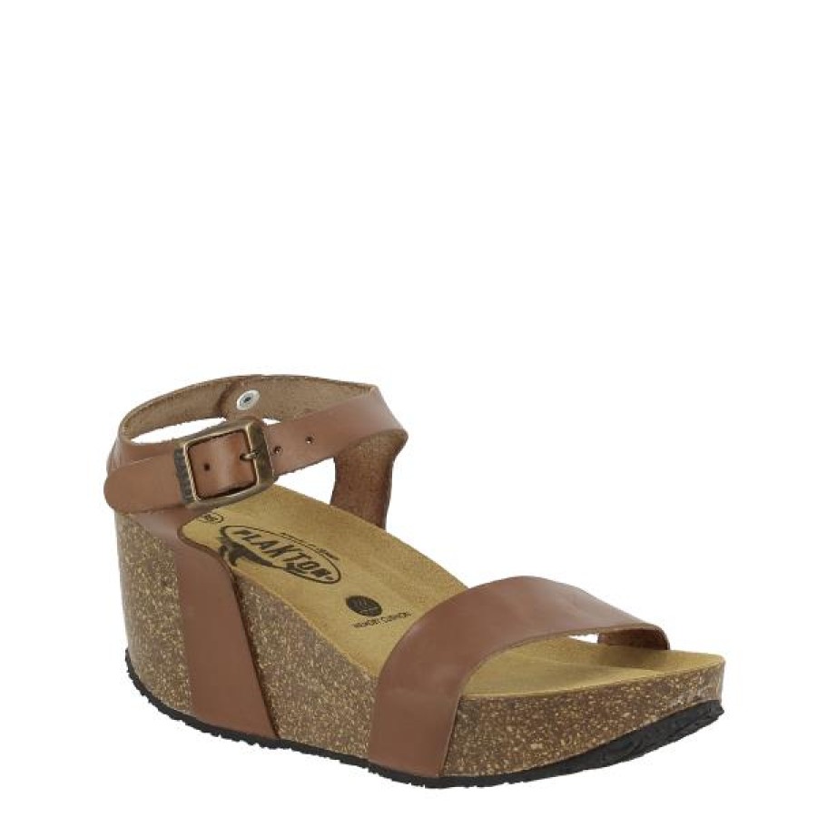 Ladies Plakton Mid Heels | Plakton 873023 Taupe