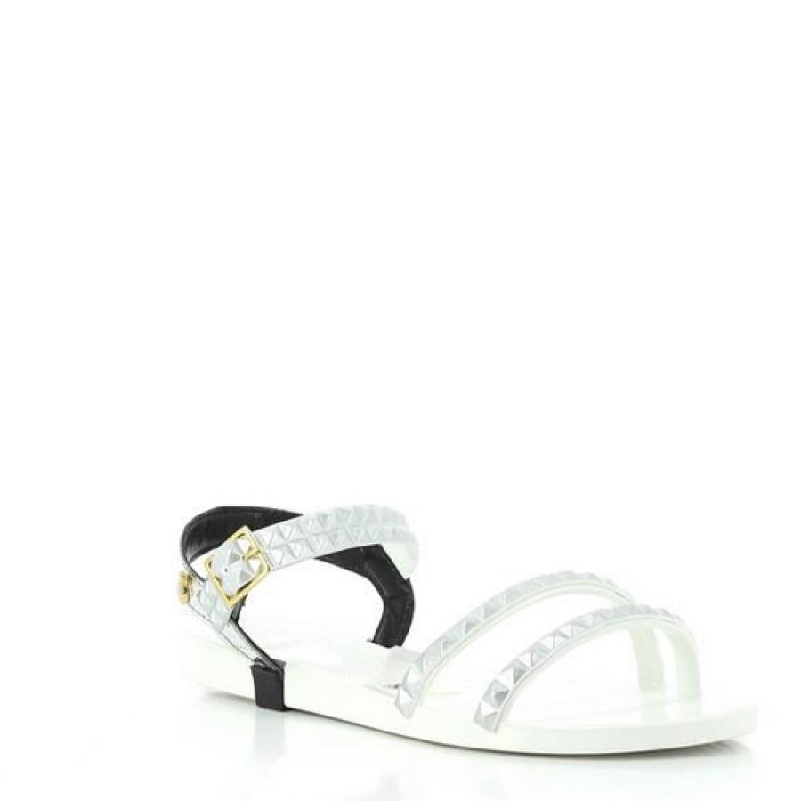 Ladies Lemon Jelly Low Heels | Lemon Jelly Mirage-03 White