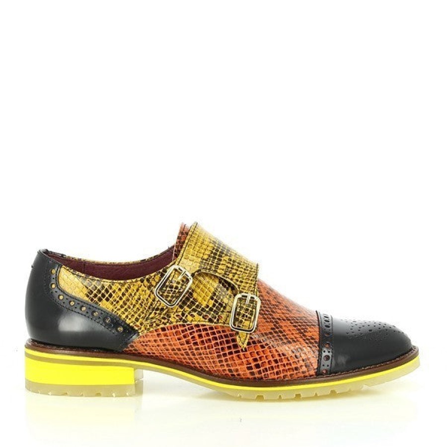 Ladies Torretti Loafers | Torretti 7997-C1 Orange-Multi