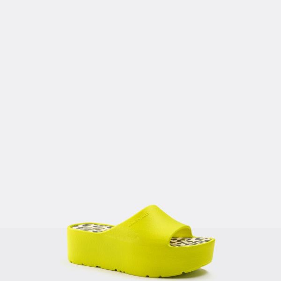 Ladies Lemon Jelly Mid Heels | Lemon Jelly Enyd-06 Acid-Lime