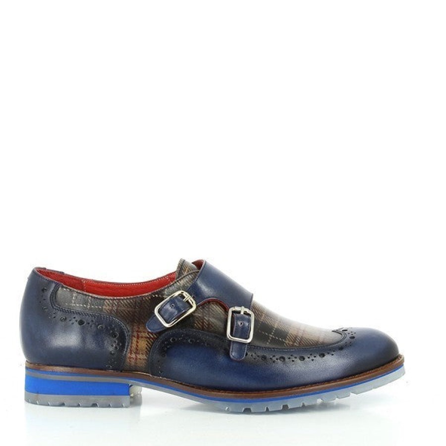 Ladies Torretti Loafers | Torretti 7278-C1 Blue-Muliti