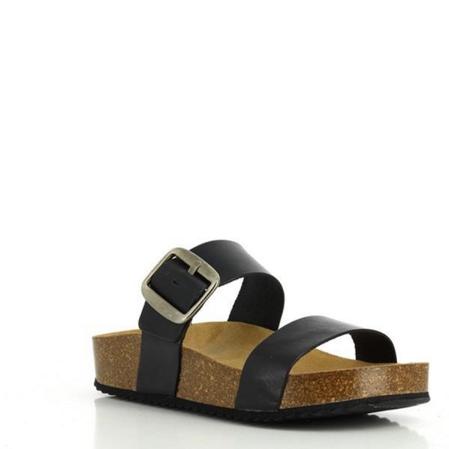 Ladies Plakton Slides | Plakton 343004 Negro