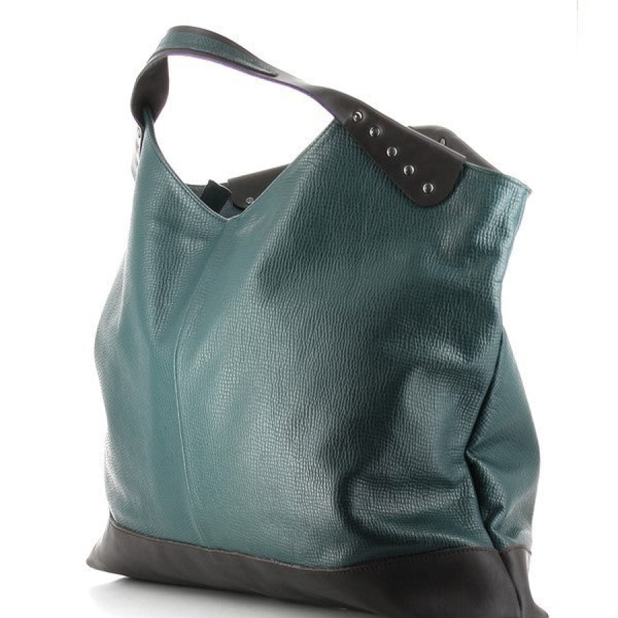 Ladies Lilimill Handbags | Lilimill Monya Petrol-Green