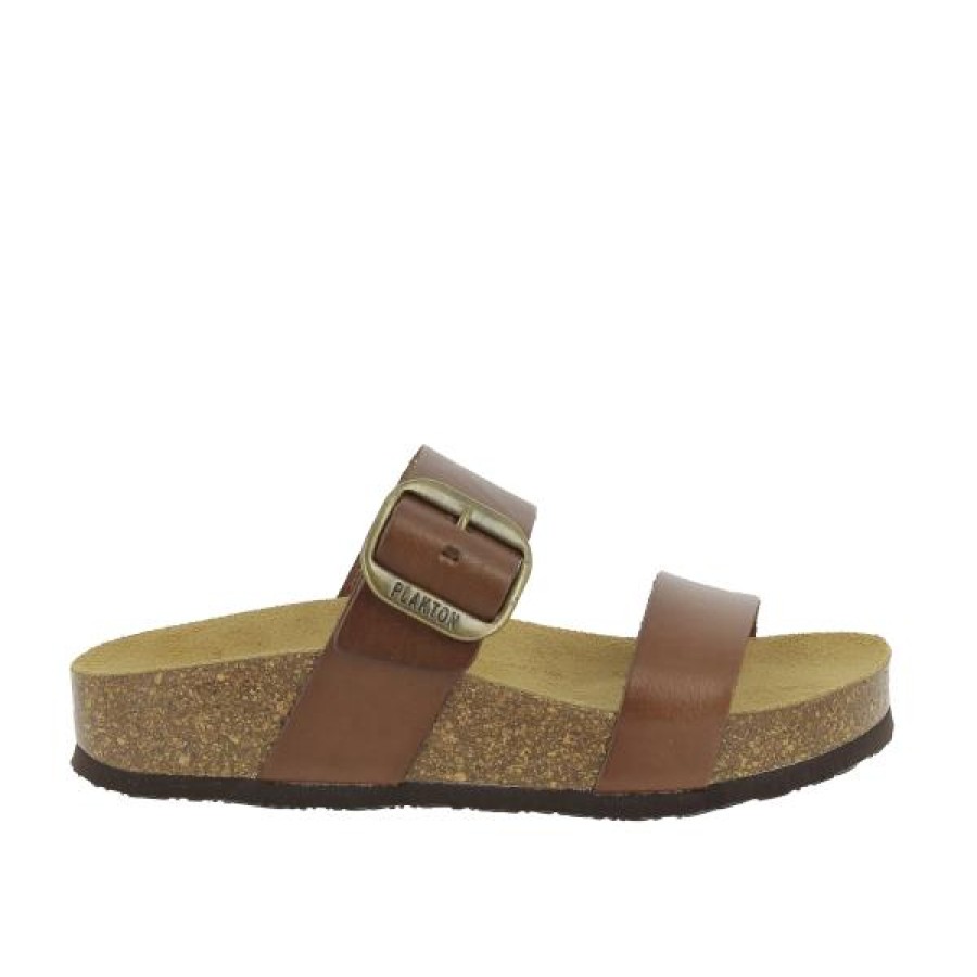 Ladies Plakton Slides | Plakton 343004 Taupe