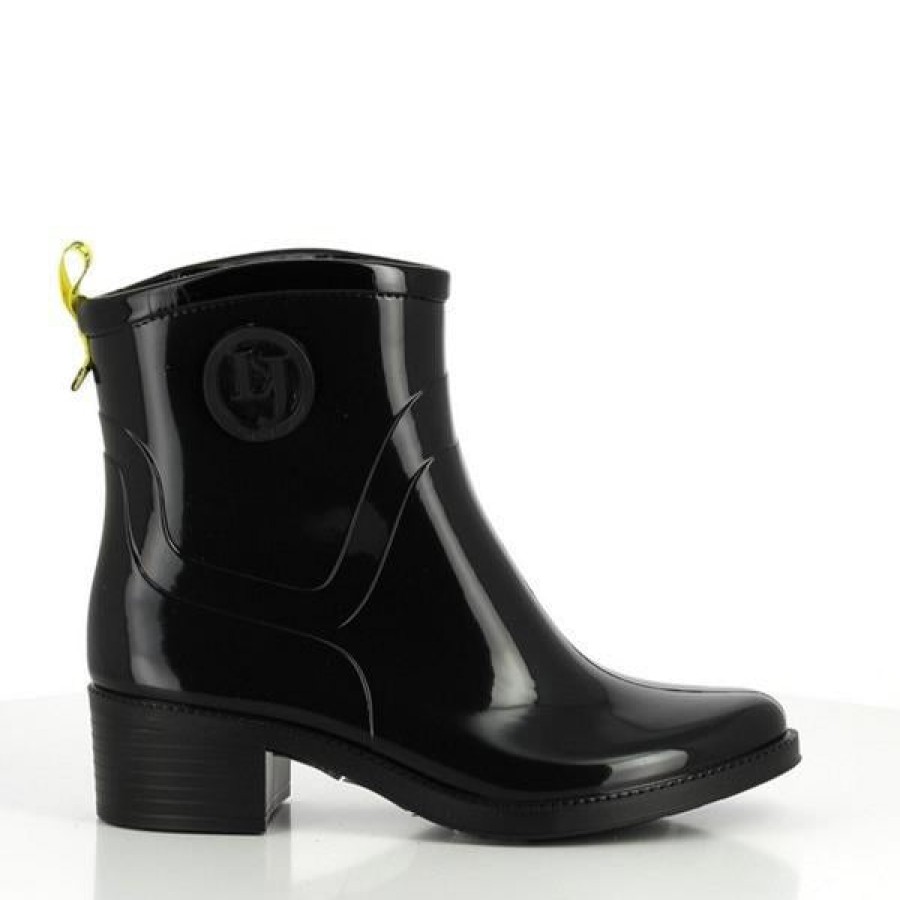 Ladies Lemon Jelly Mid Heels | Lemon Jelly Iara-01 Black