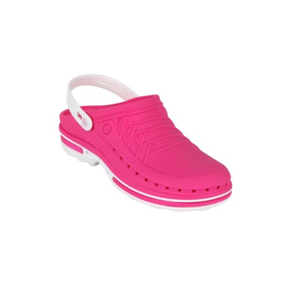 Ladies Wock Low Heels | Wock Clog-09 Fuchsia