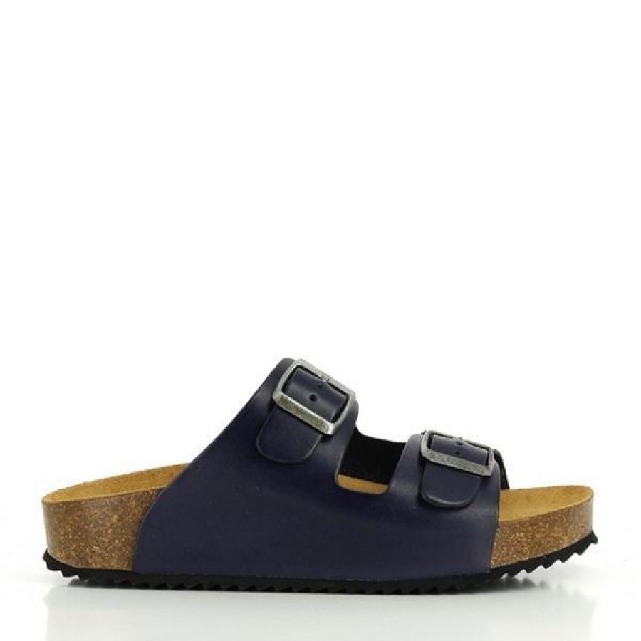 Ladies Plakton Slides | Plakton 340010 Navy