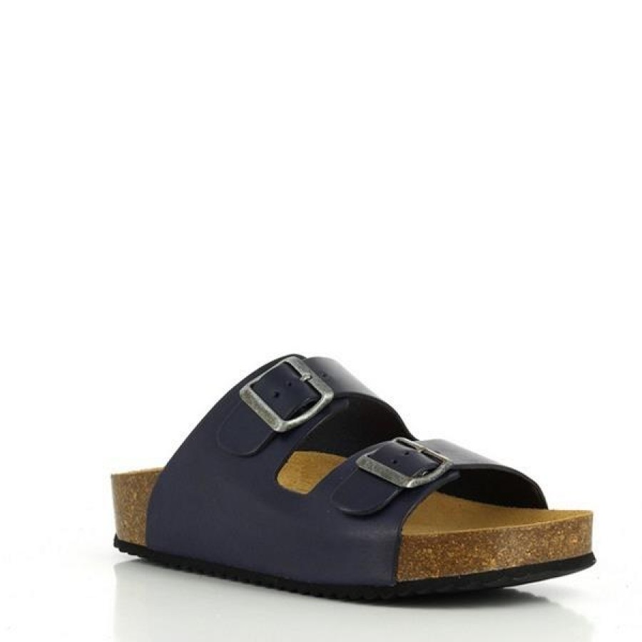 Ladies Plakton Slides | Plakton 340010 Navy