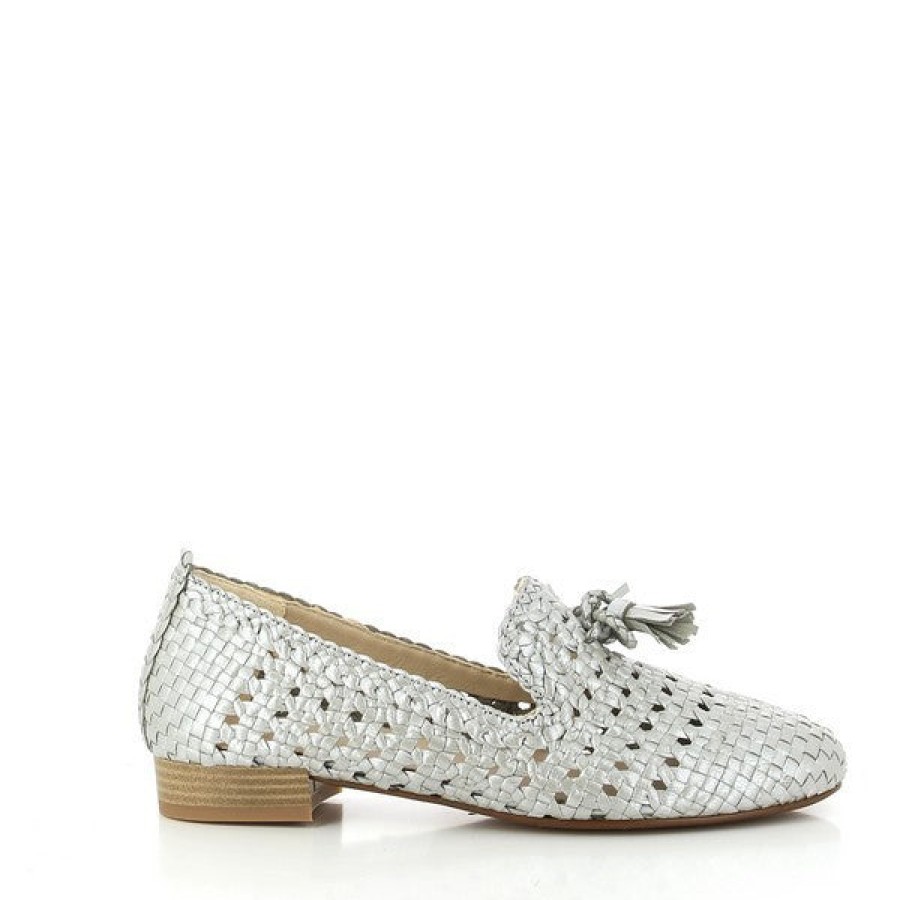 Ladies Quait Loafers | Quait 19525 Silver